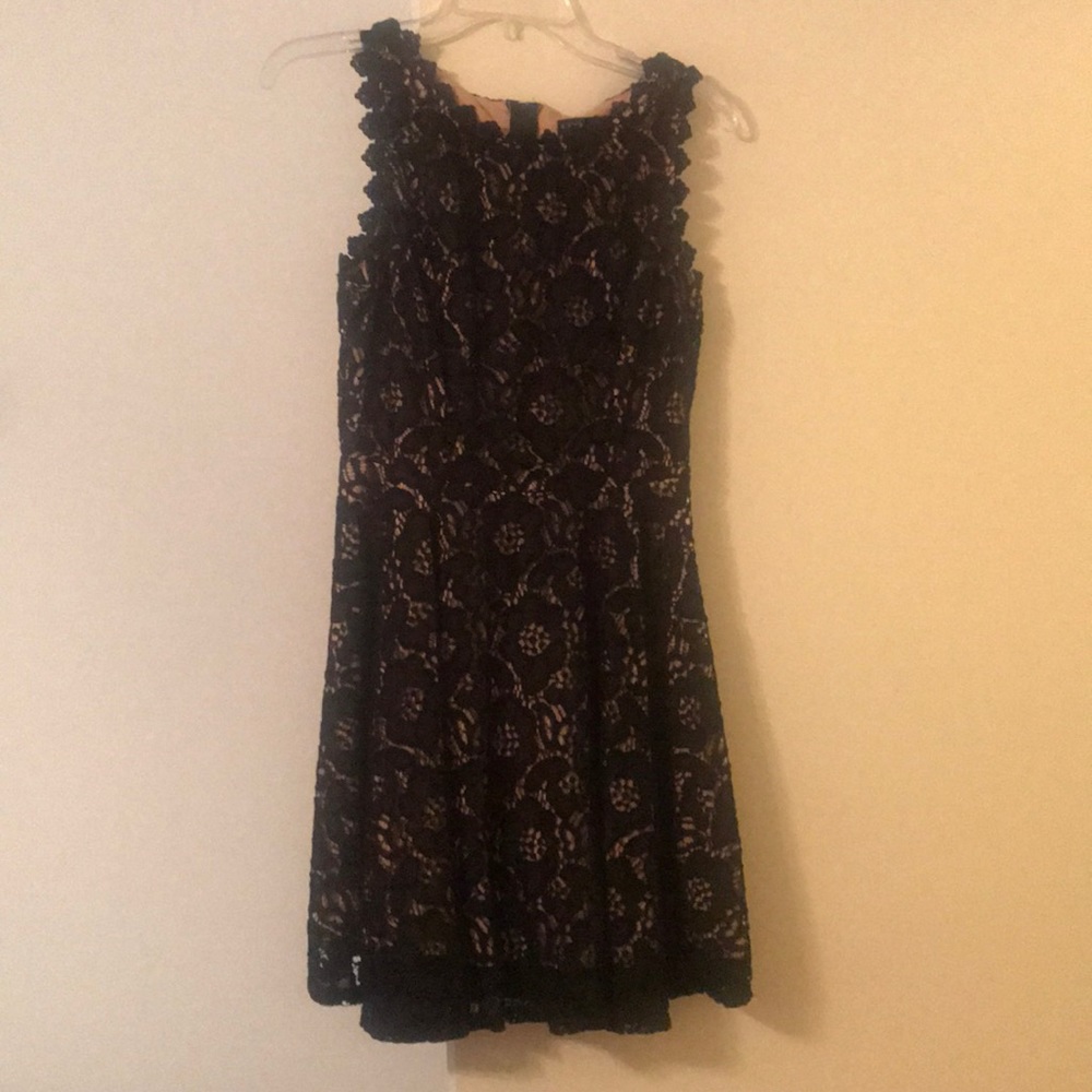 Black lace dress